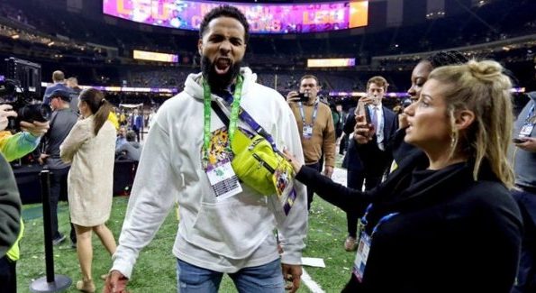Odell Beckham Jr at BCS National Championship game