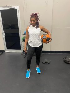 healthier lifestyle Tisha Baker Certified Personal Trainer, Nutrition Coach, and Co-owner of Break Every Chain Fitness:breakeverychainfitness.com Tisha Baker healthier lifestyle working out