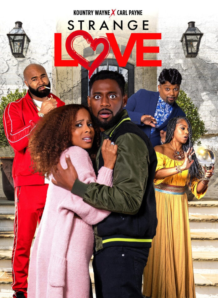 Strange Love movie poster with Kountry Wayne on front