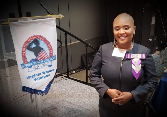 Nakisha King, 2019 Women Veteran's Veterans Summit Trailblazer Award recipient