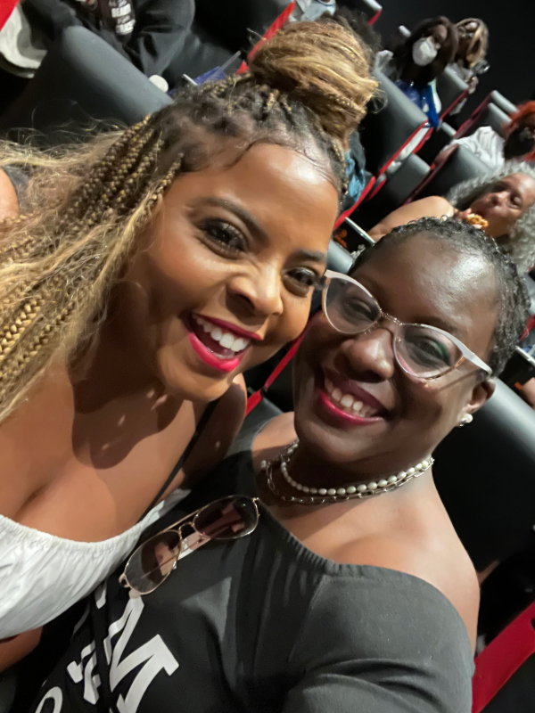 Photo of Actress Brely Evans and Lady TIffany Nicole.