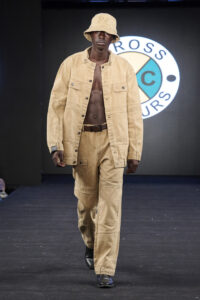 Model wears Cross Colours during NYFW 2024