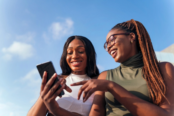 two Black women friends