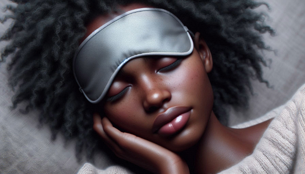 Black woman sleeping