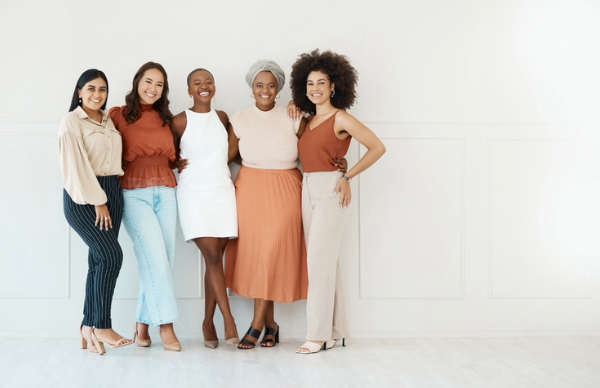 Group of women strategically networking