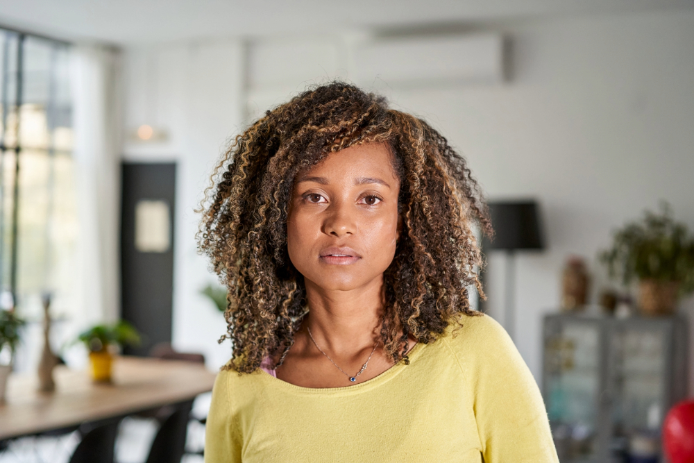 Black woman employee faced with job uncertainty