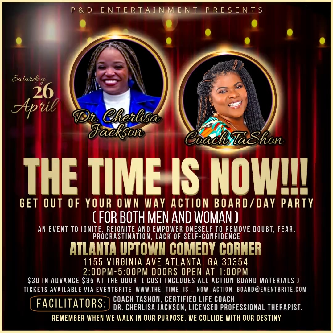 Action Board Party flyer