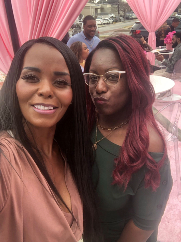 Lady Flame and Lady Tiffany Nicole at B Beautiful Medical Spa.