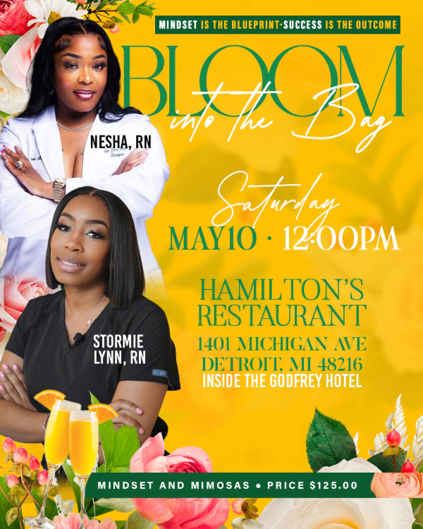 Bloom into the Bag event flyer