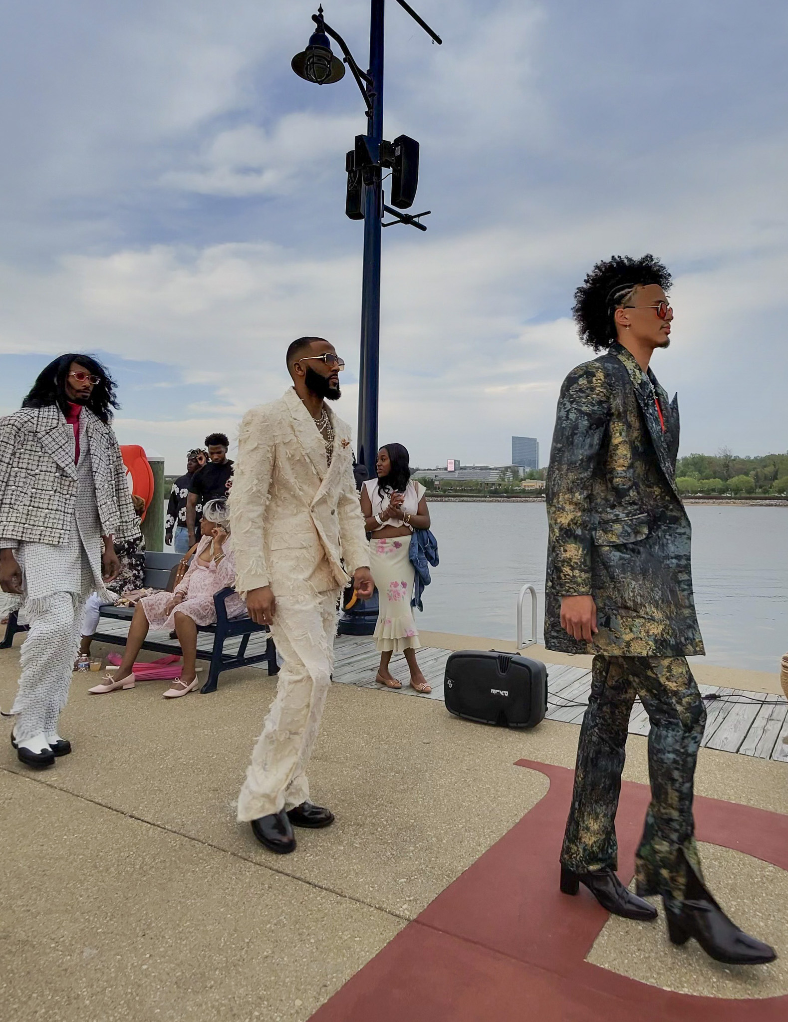 Andrew Nowell's presentation at Pink on The Pier Runway Show