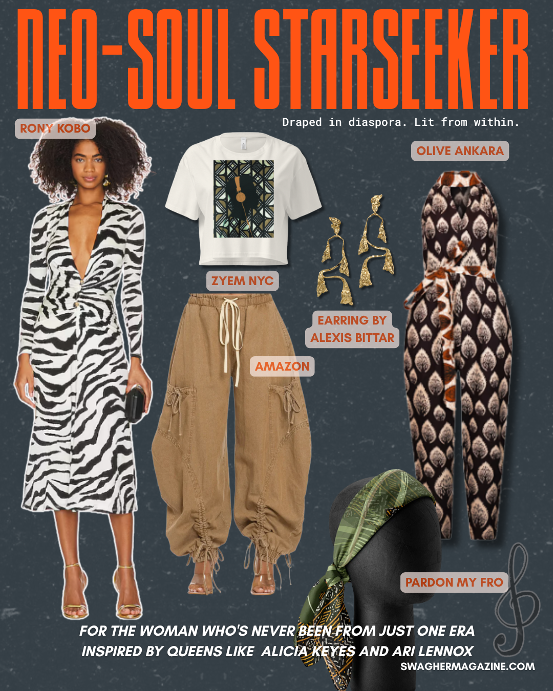 Neo-Soul StarSeeker Style inspiration for Orchestra Noir attendees.