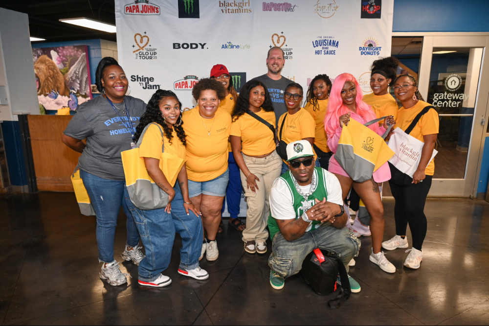 GLO MELANIN STAFF WITH CELEBRITIES HOT BOY TURK AND K CARBON