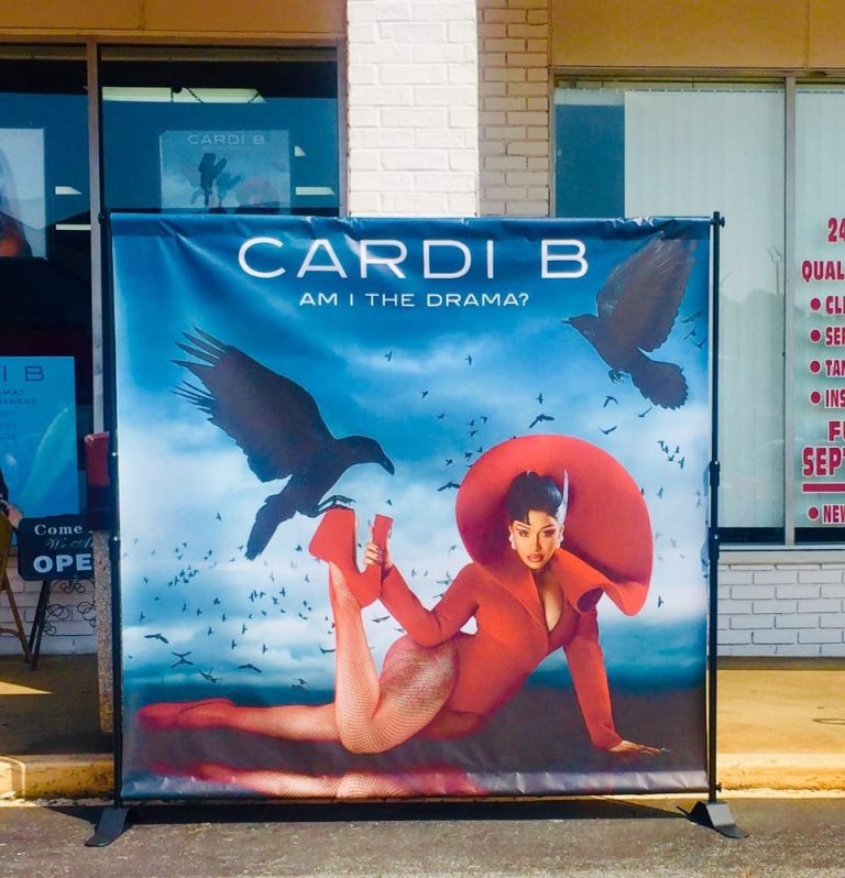 Cardi B Am I The Drama display in ATL