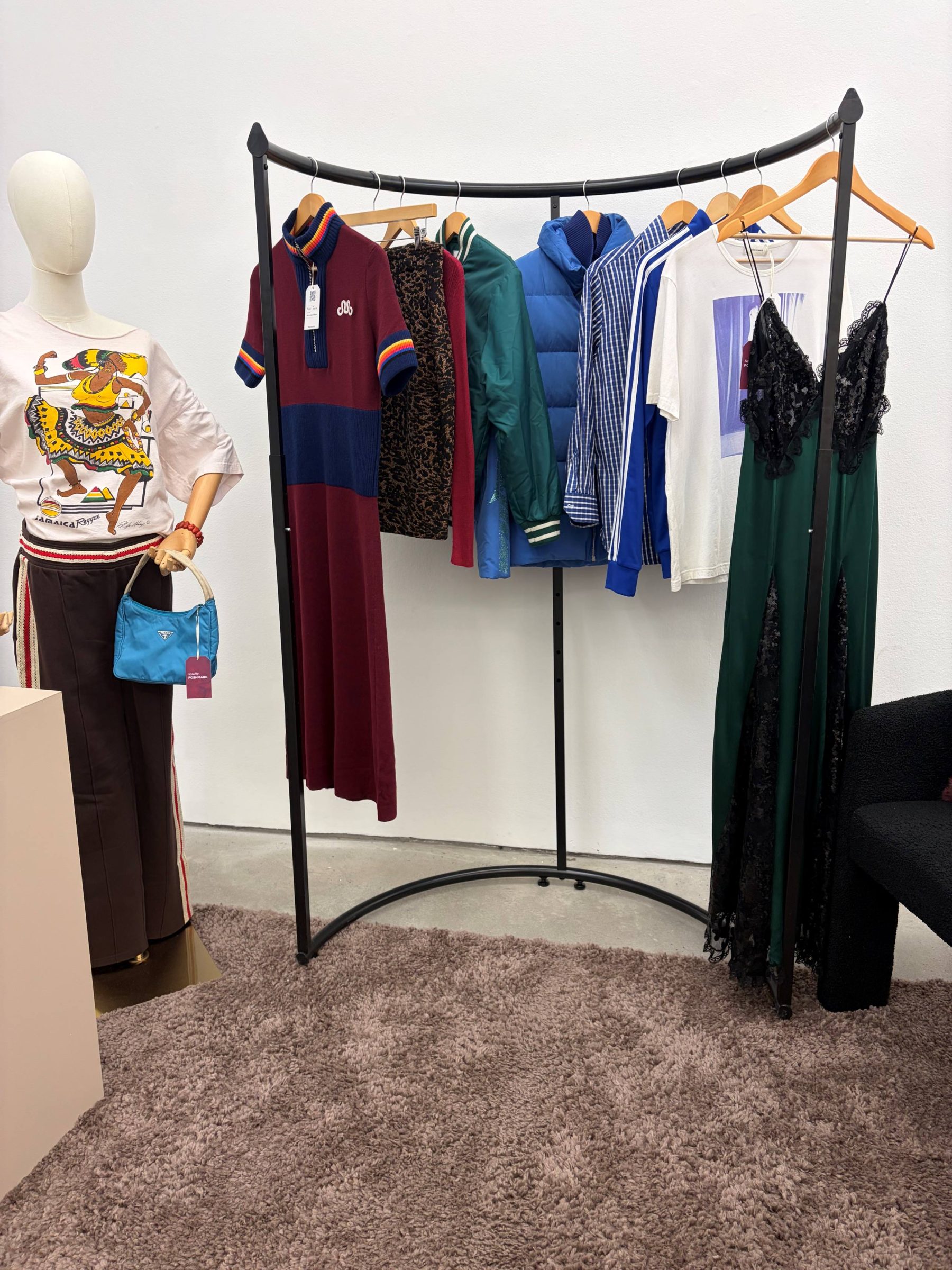Display at Styled by Poshmark