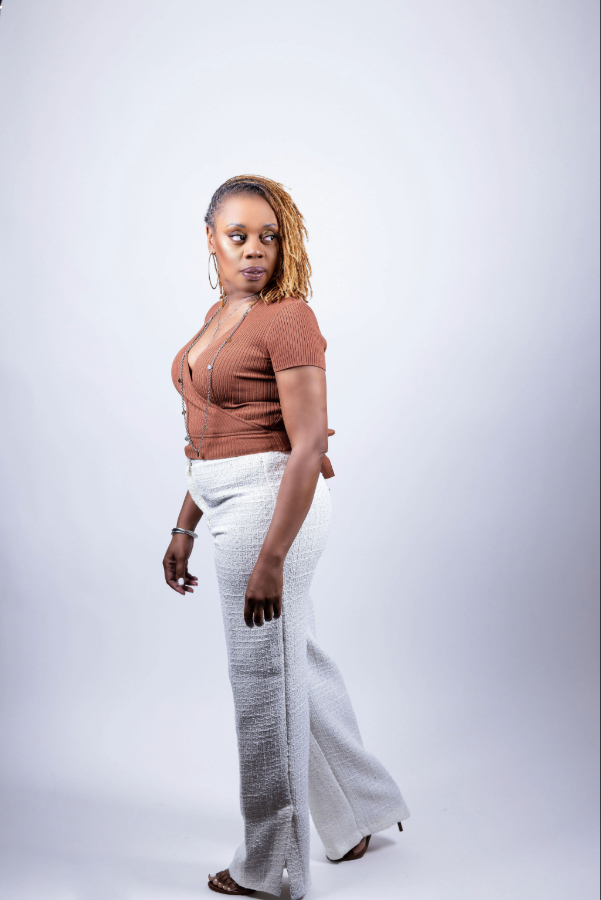 Self-Trust for Women: Chauntele Holley on Finding Your Voice Again Chauntele looking back