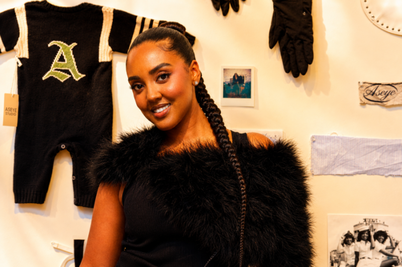 Asia Irving celebrates Aseye Studio's 5 year anniversary.