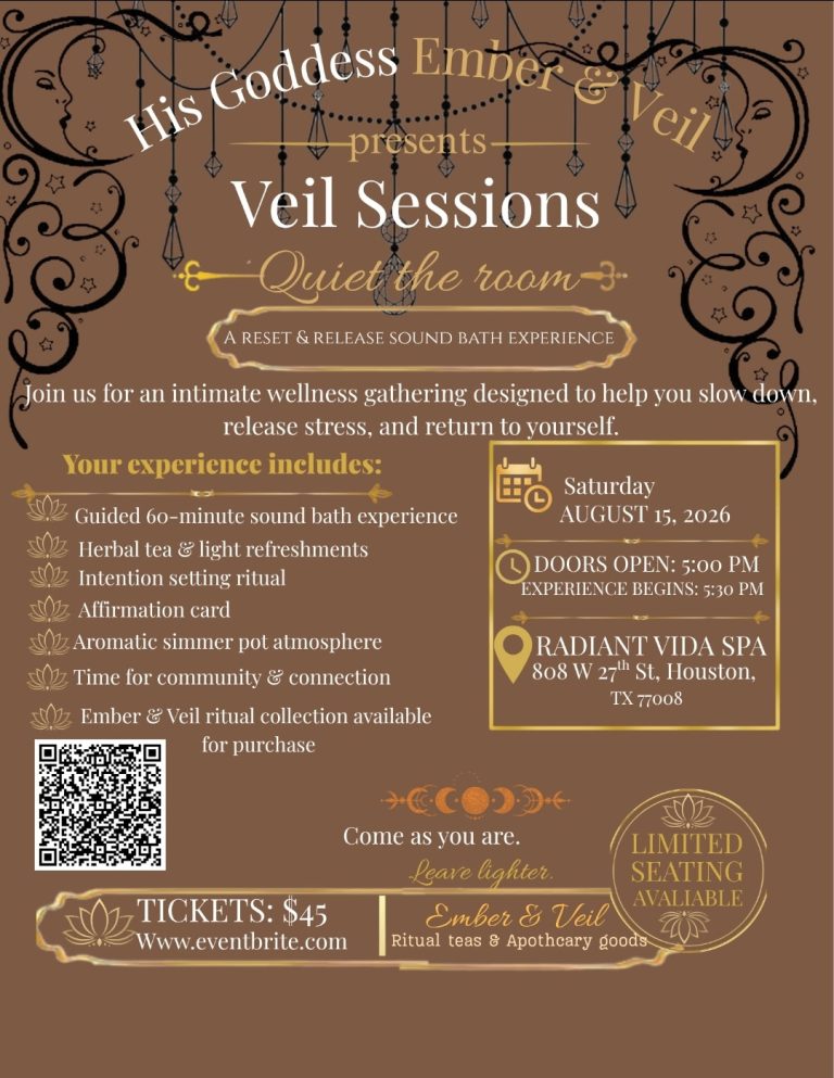 Veil Sessions Invites Houston Guests to Slow Down, Reset, and Release