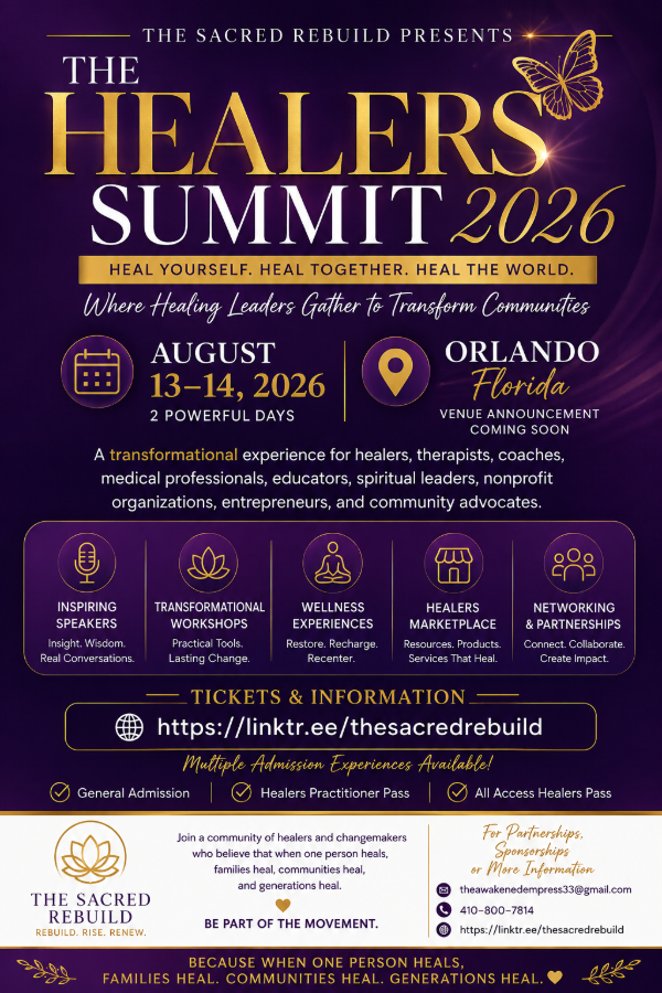 The Healers Summit 2026 to Bring Healing Professionals and Community Leaders Together in Orlando flyer