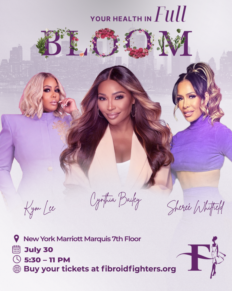 Kym Lee, Cynthia Bailey, and Shereé Whitfield joins inaugural Fibroid Fighters Summit.